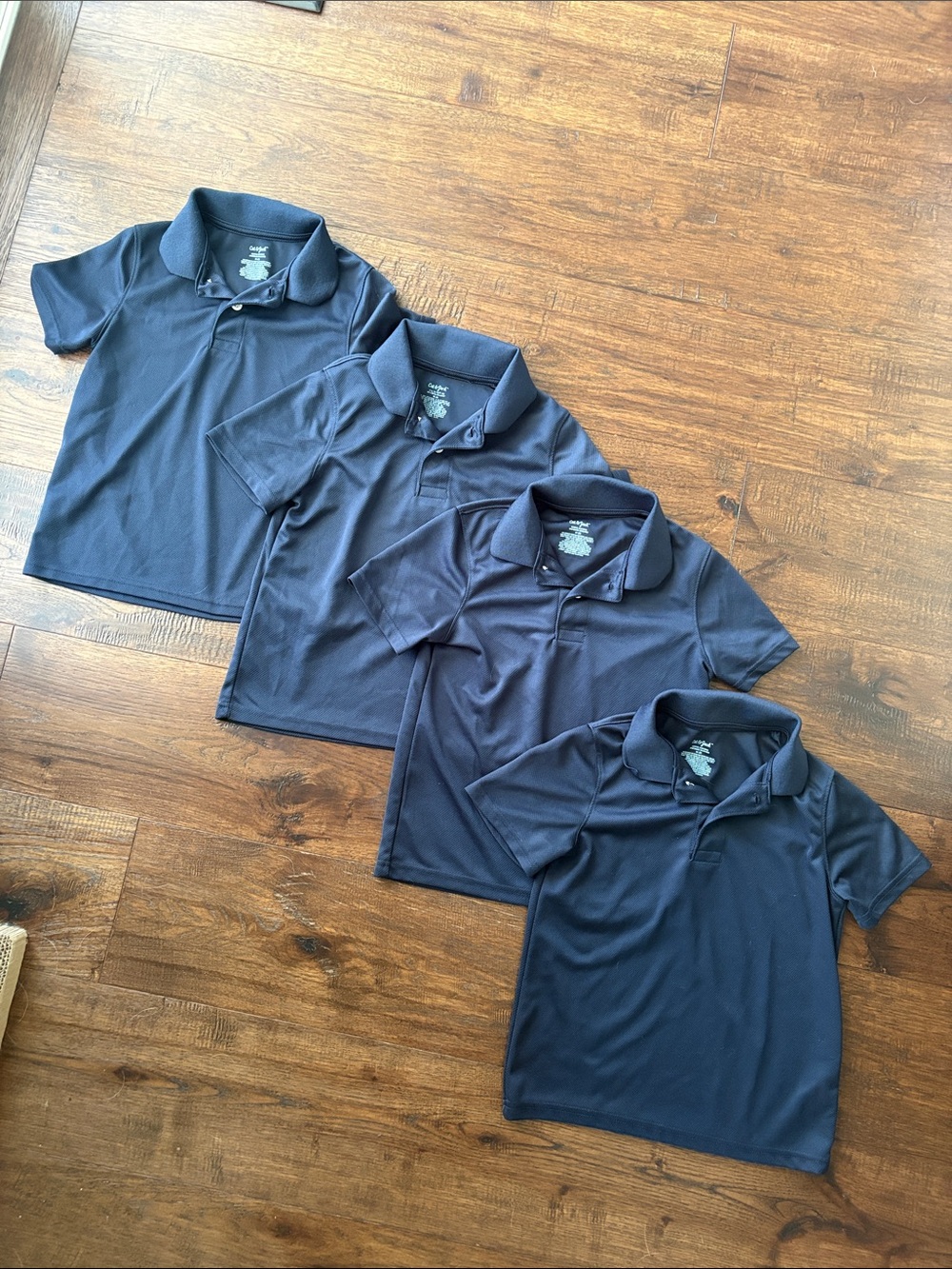 Set of 4 - Boys Short-Sleeve Polo - Navy - Cat & Jack - Technic Uniform